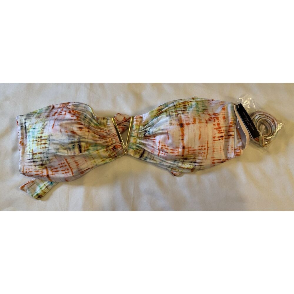 Victorias Secret Convertible Bandeau Bikini Top Size Large NEW